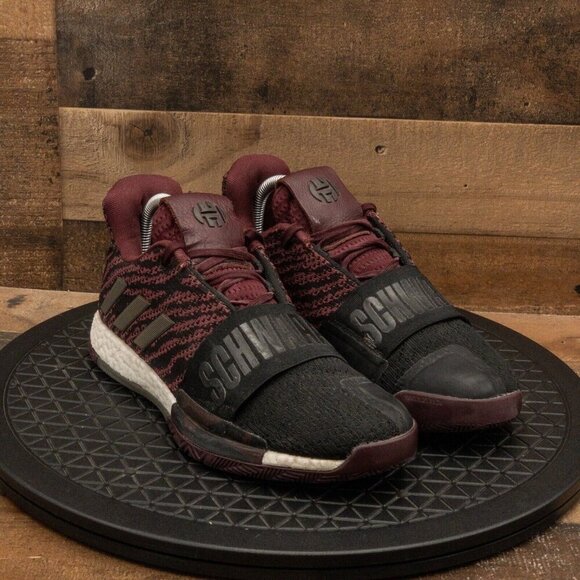 ADIDAS JAMES HARDEN VOL. 3 PLAYOFF MARO MENS ATHLETIC SHOES BASKETBALL SIZE 7 - Picture 3 of 9